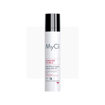 Cromaclar UV/IR-A Anti Photo-Aging Shield SPF 30 – Солнцезащитная эмульсия  выравнивающая тон кожи марки MyCli